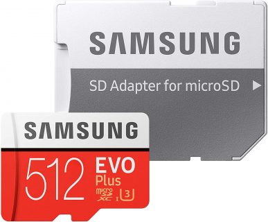 【Amazon初売り】Samsung microSDカード256GB EVOPlus Class10 UHS-I U3対応 512GBが特価8,099円